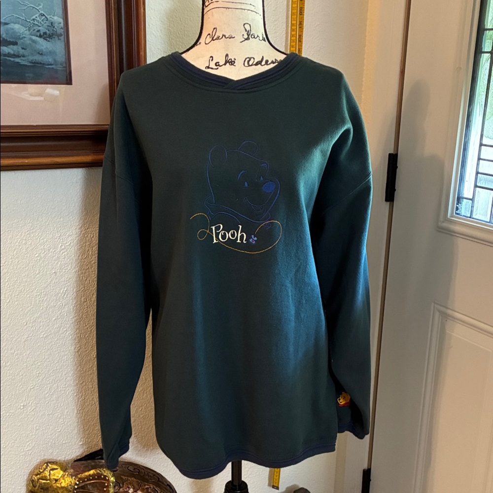 Pooh Women's Green Sweatshirt